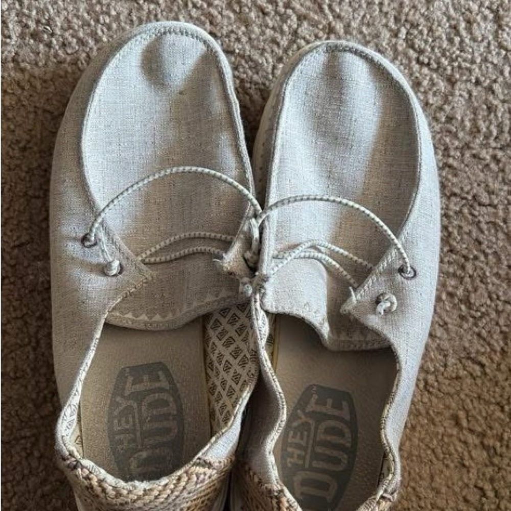 Hey Dude Stone Gray Loafers